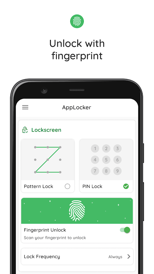 AppLocker - Lock Apps Fingerprint, PIN, Pattern