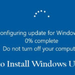 check and install windows update