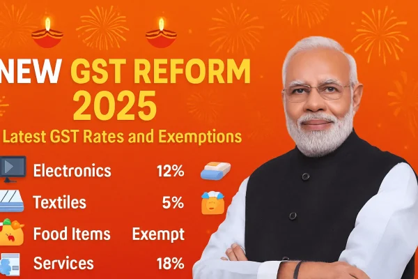 New GST Reform 2025: Latest Rates, Exemptions & Product-Wise List—A Diwali Gift from PM Modi